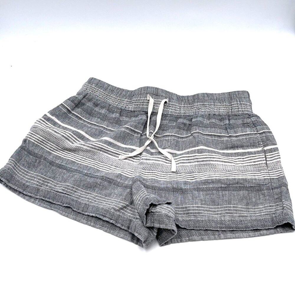 ARTISAN NY - gray Linen Cotton shorts size LARGE